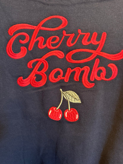 Cherry Fleece Relaxed Fit Sweatshirt