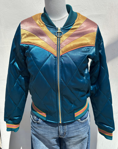 Peacock Rising Sun Bomber Jacket