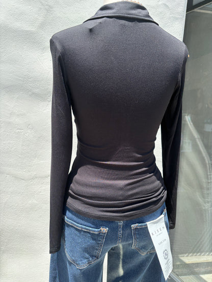 Dream Girl Button Up Black Top
