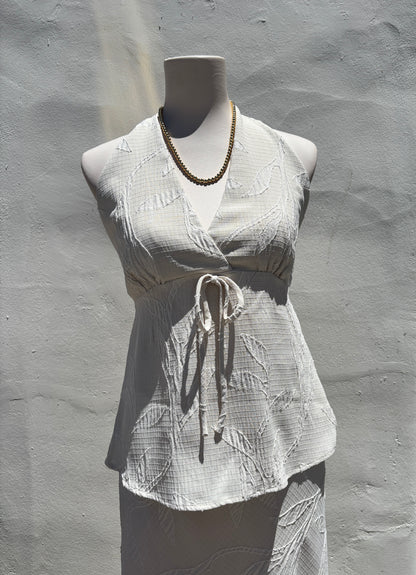 Halter Top Skirt Set-MRose