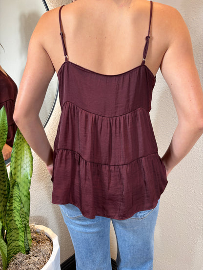 V-Neck Tiered Cami