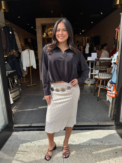 Soft Tuck Blouse-LT