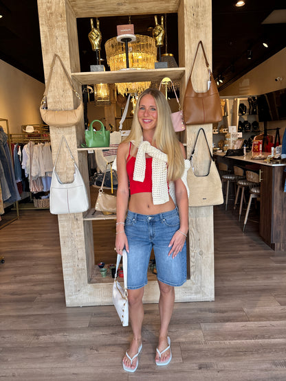 Low Rise Med Denim Classic Jort-JBD