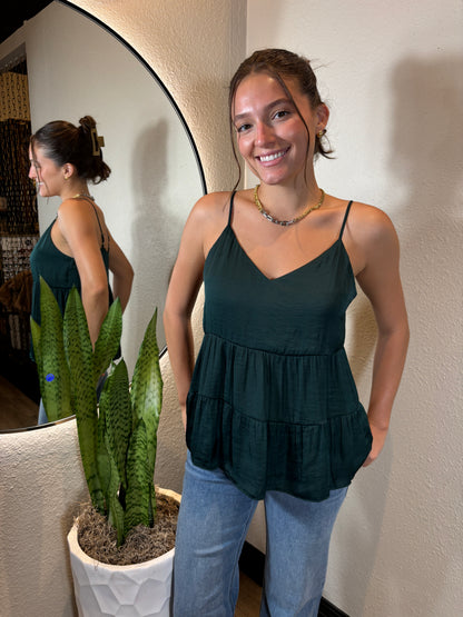 V-Neck Tiered Cami