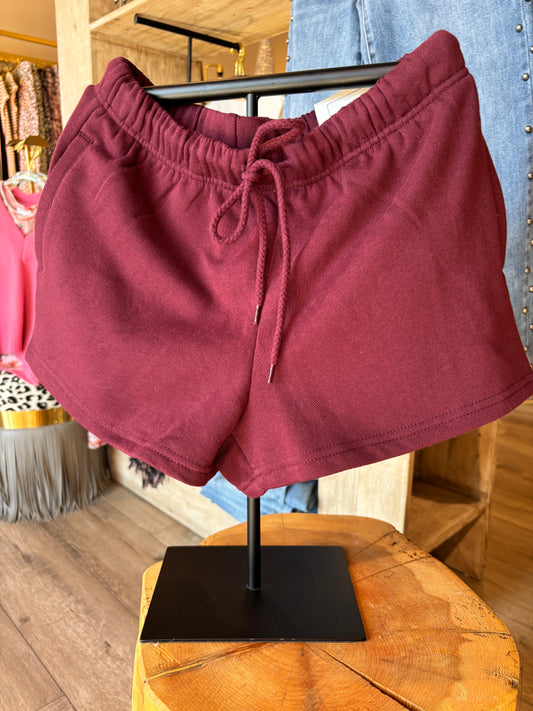 Basic Fleece Shorts with Side Pockets