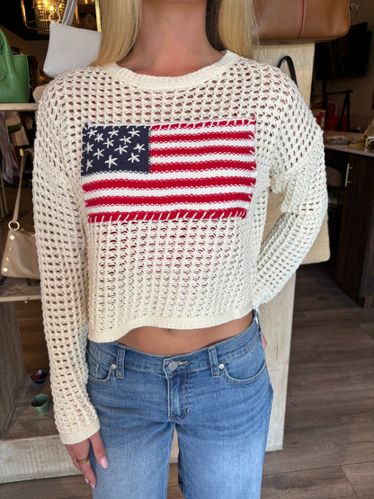 American Flag Sweater-Dream