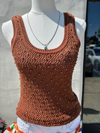 Dune Studded Tank-Ancient Clay-Sanc