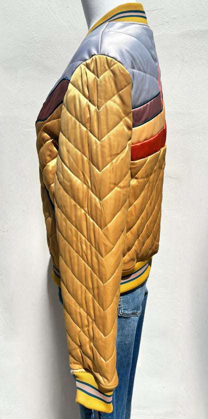 Dolly Western Mustard Bomber Jacket