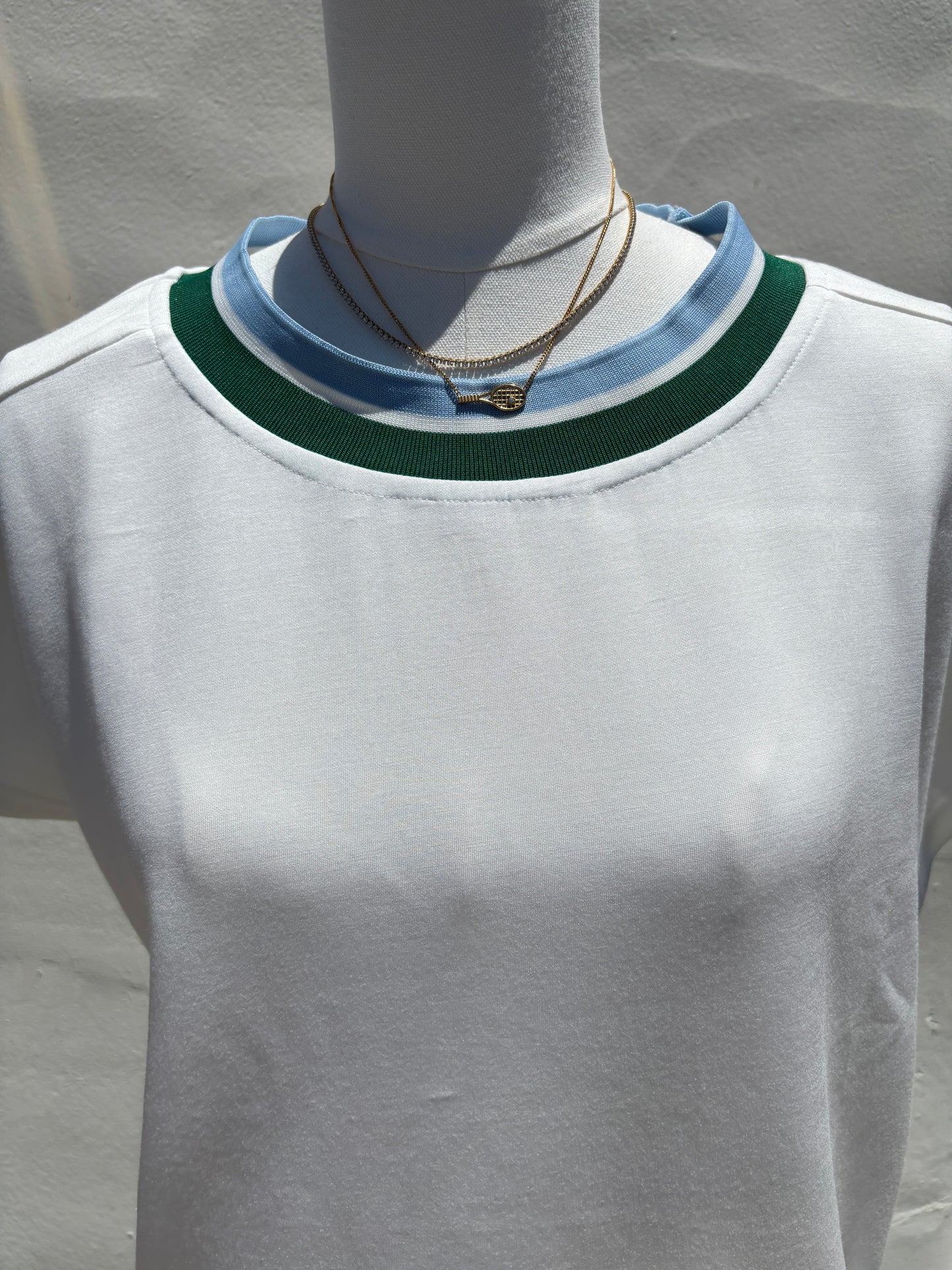White S/Sleeve Sweatshirt-Gi