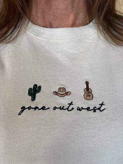 Gone out west tee