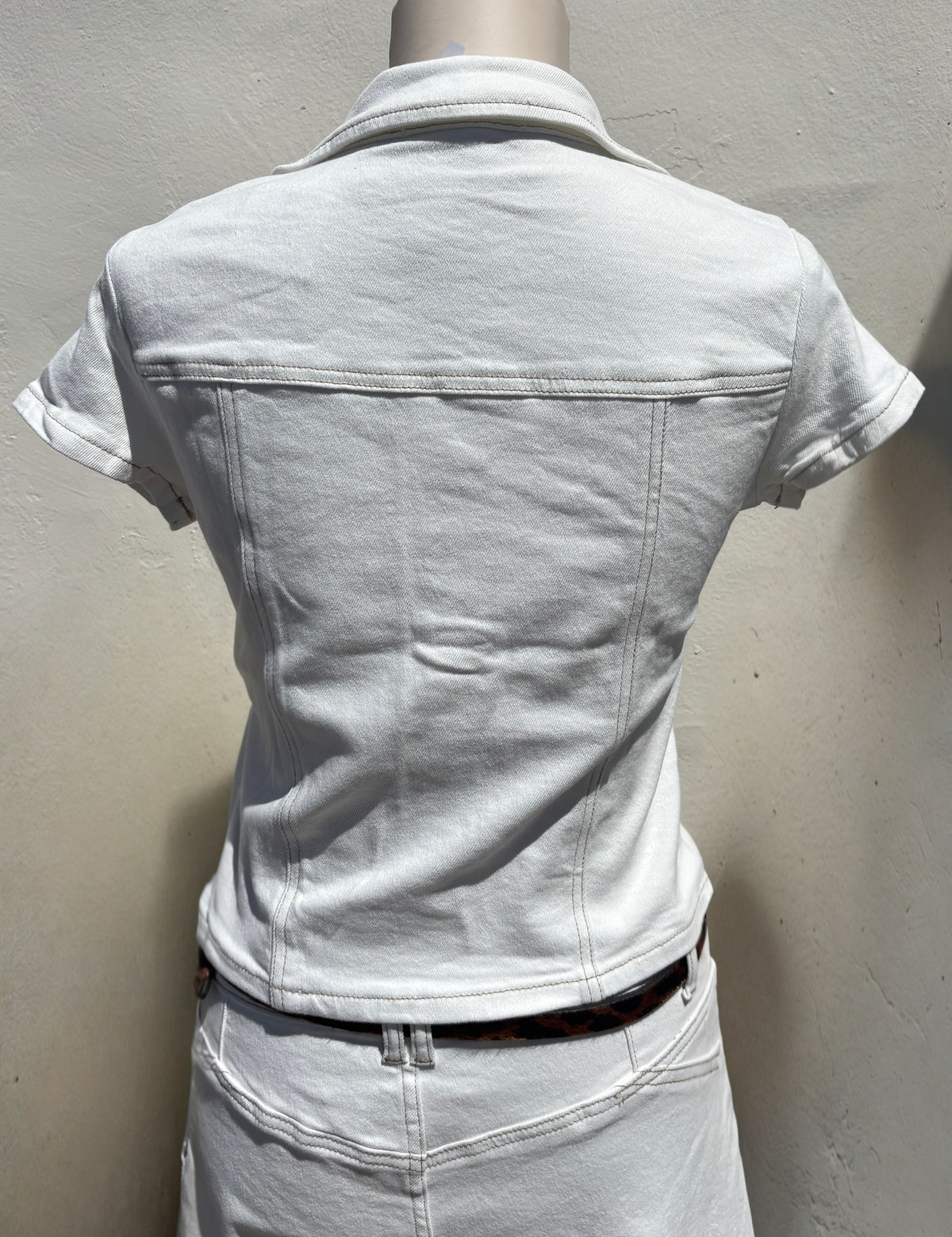 Off White Fitted Jacket-ml