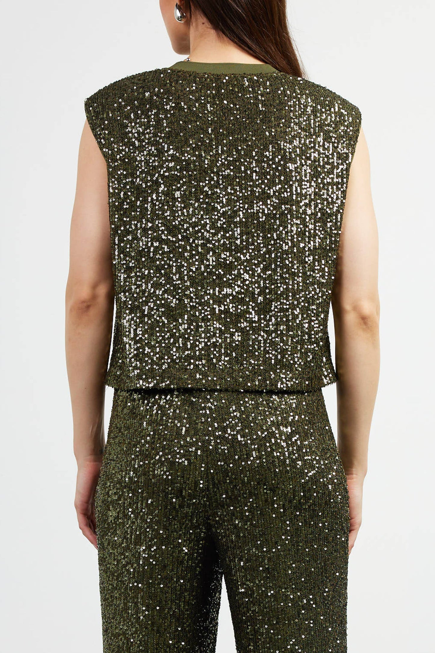 Sequin Bubble Muscle Tank