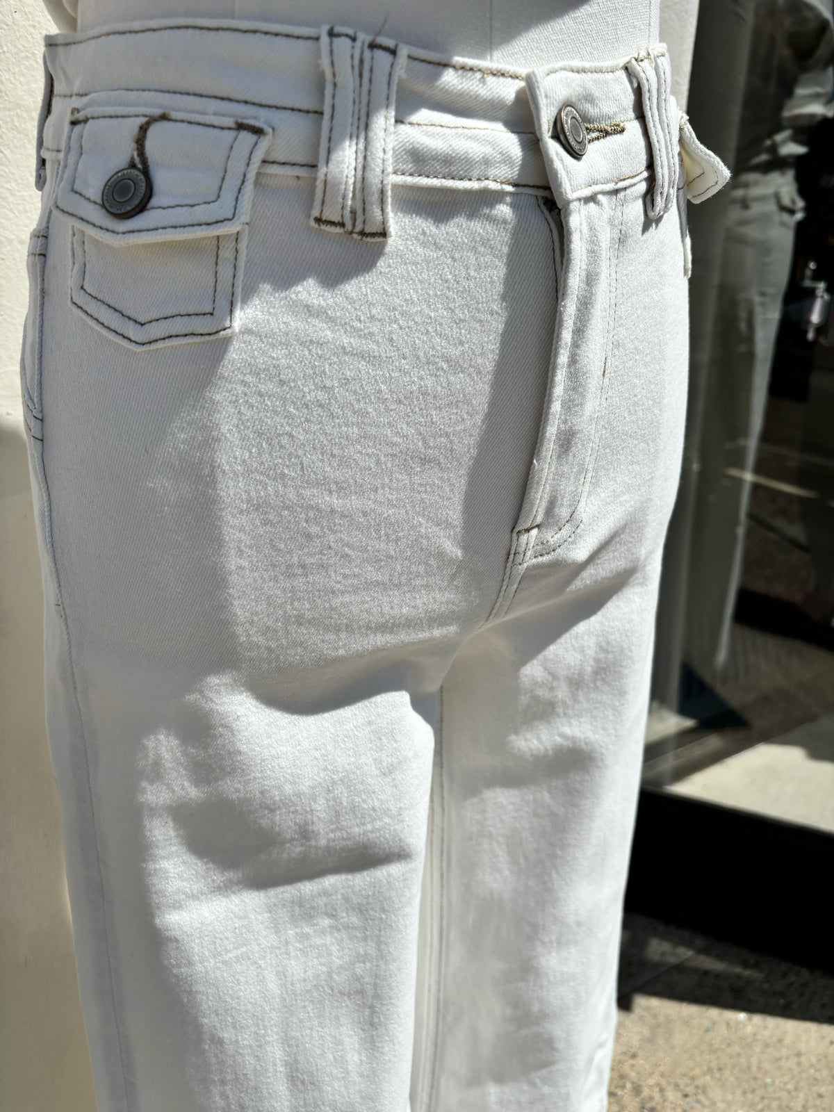White Denim Pant -ml