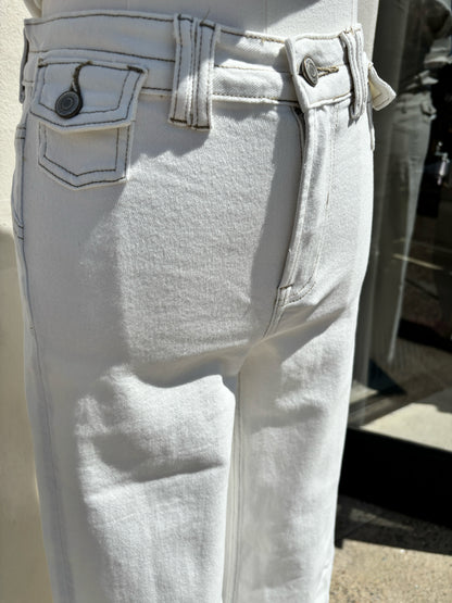 White Denim Pant -ml