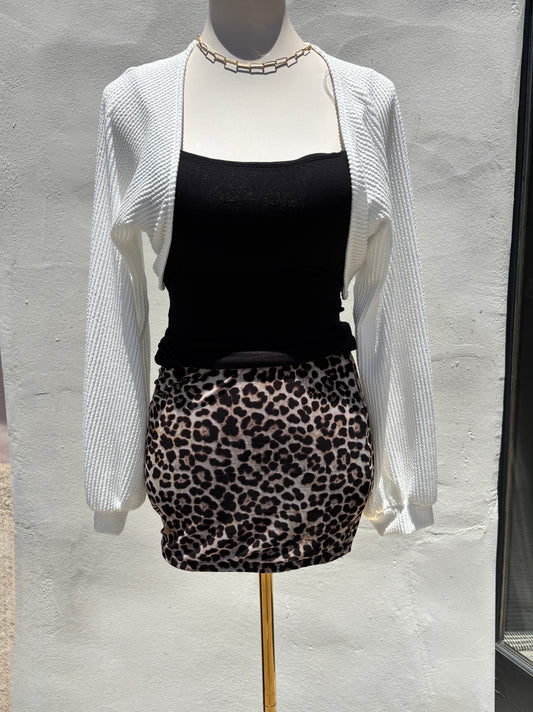Bolero White Jacket-Mrose