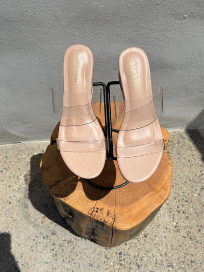 Clear Strap Wedge Shoe-Jo