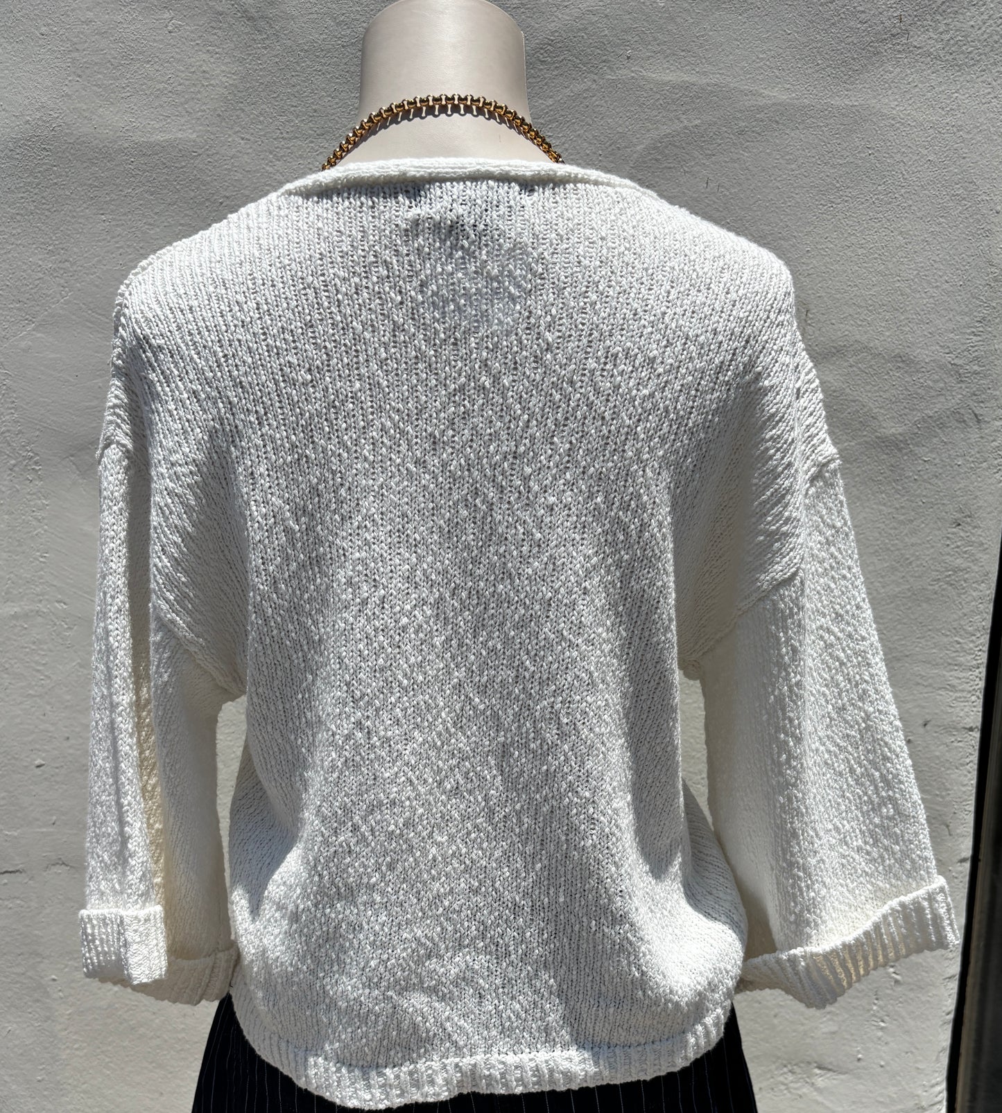 Button Front Sweater-sanc
