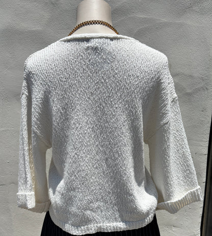 Button Front Sweater-sanc