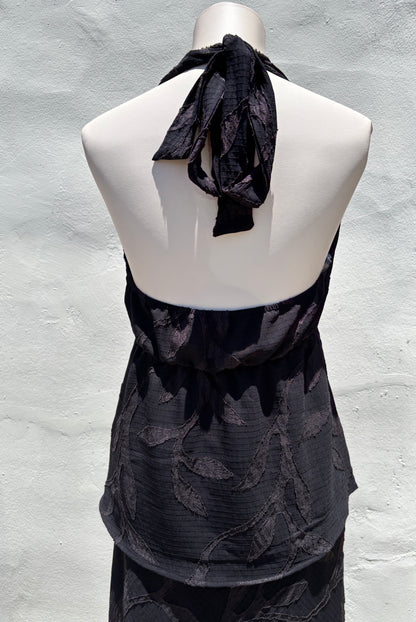 Halter Top Skirt Set-MRose