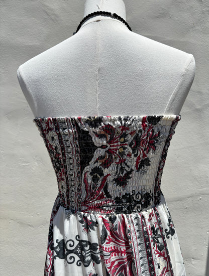 Multi print Long Dress-Kar