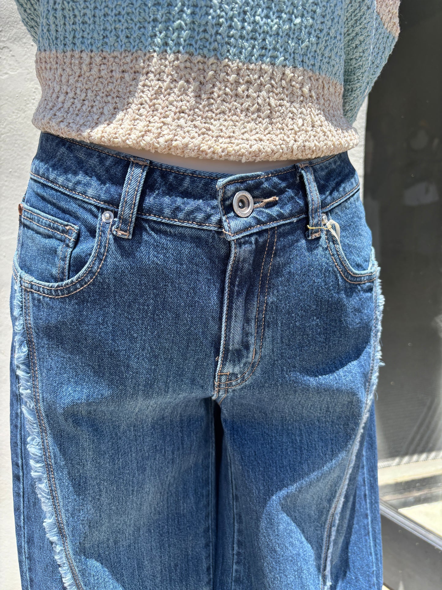 Enjean Jeans with frindge detail