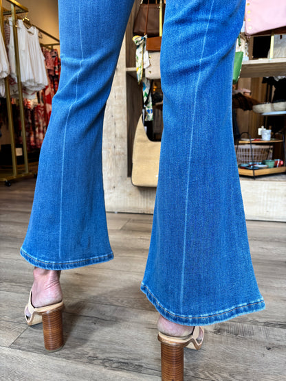 Midrise Crop Flare Jean