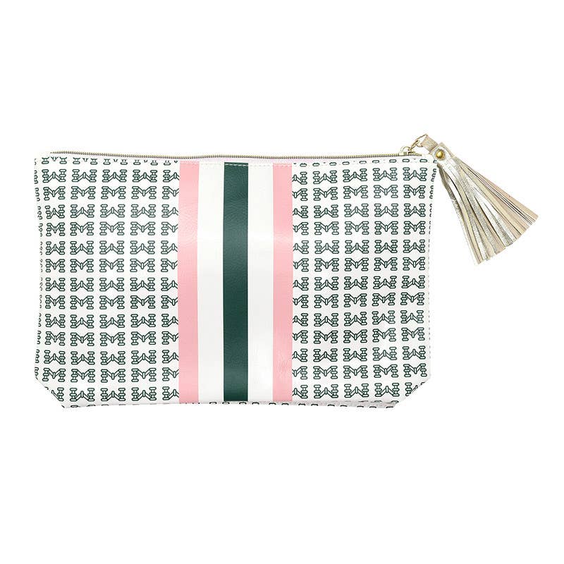 Oil Cloth Pouch - Tiles
