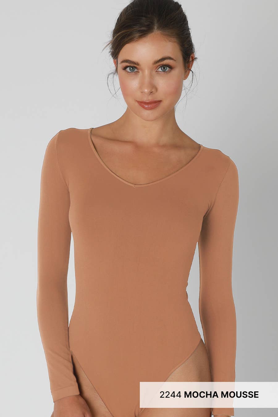 Jersey V Neck LS Bodysuit