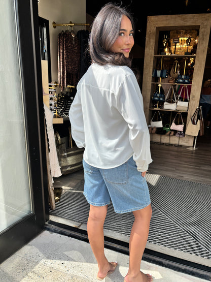 Soft Tuck Blouse-LT