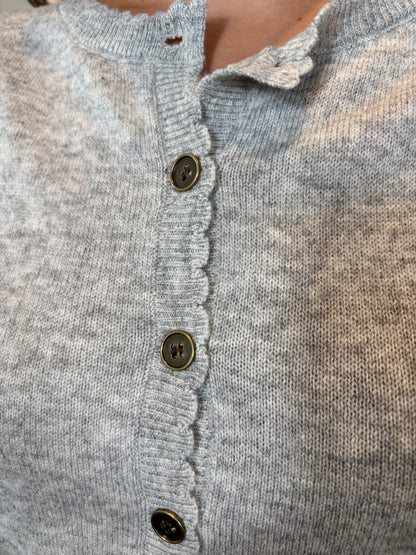 Puff Short Sleeve Cardigan