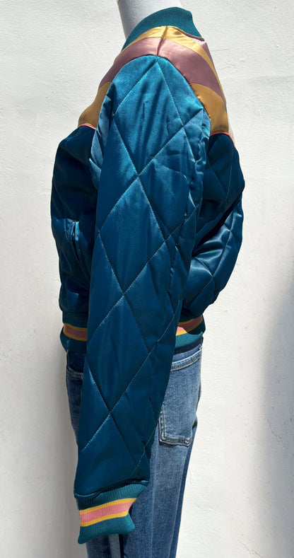 Peacock Rising Sun Bomber Jacket