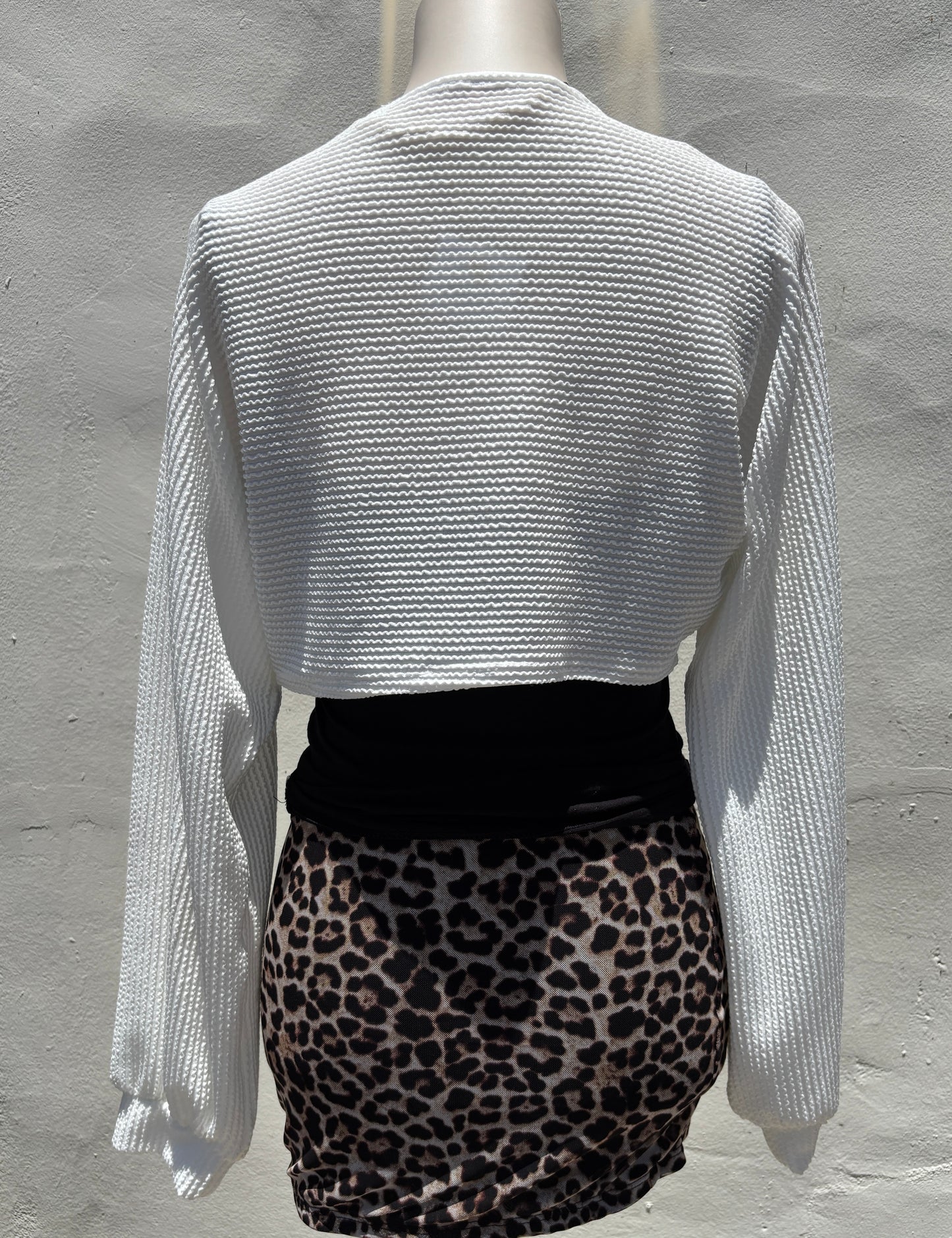 Bolero White Jacket-Mrose