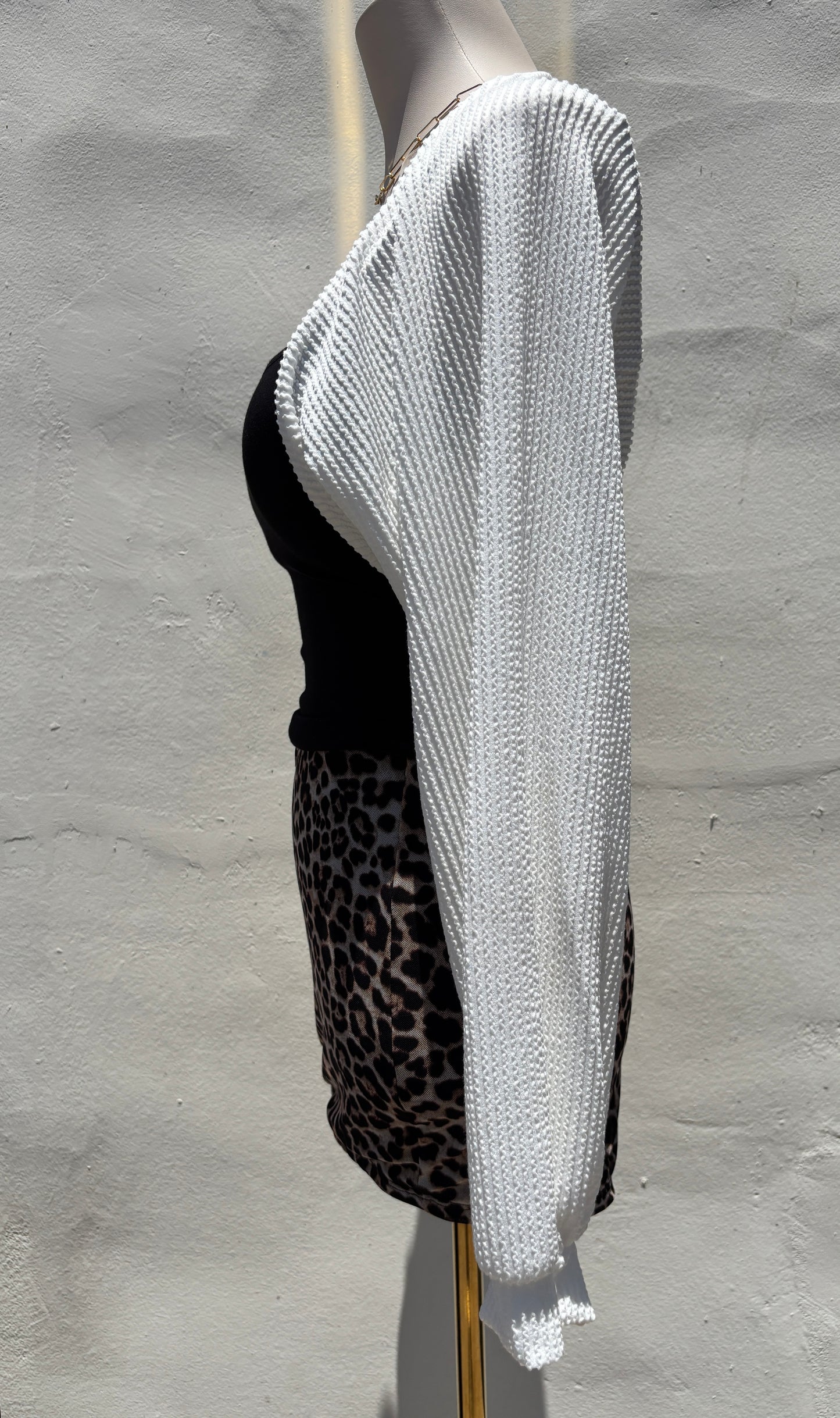 Bolero White Jacket-Mrose