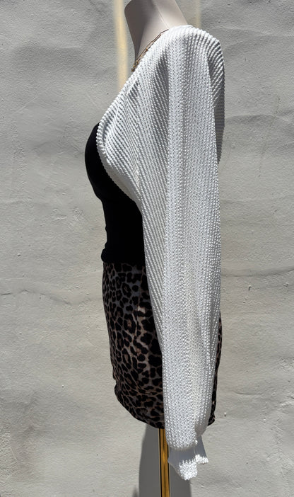 Bolero White Jacket-Mrose