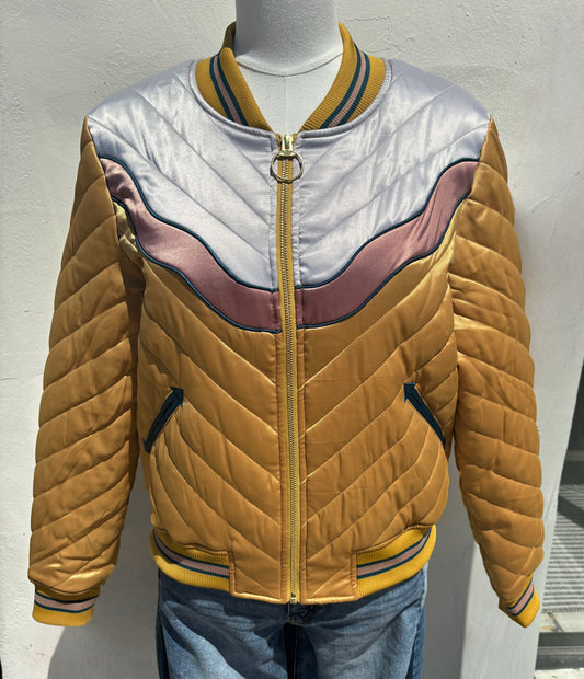 Dolly Western Mustard Bomber Jacket