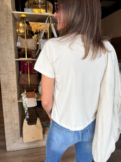 Whisky Embroidery Tee