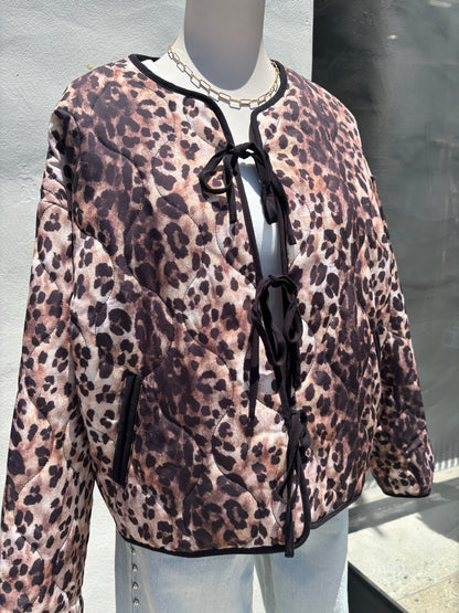 Leopard Padded Jacket