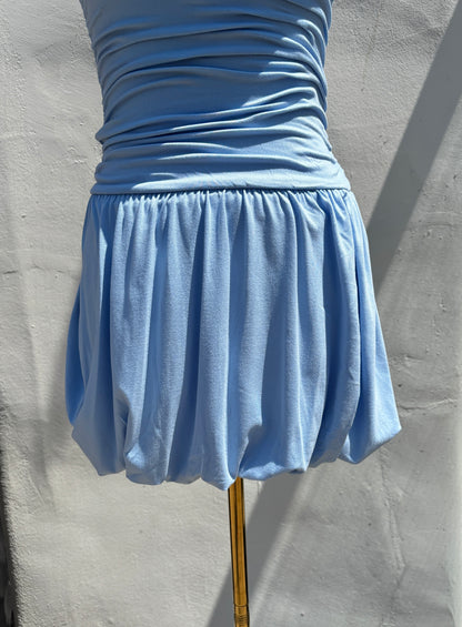 Ballon Tube Mini Dress-Hrt