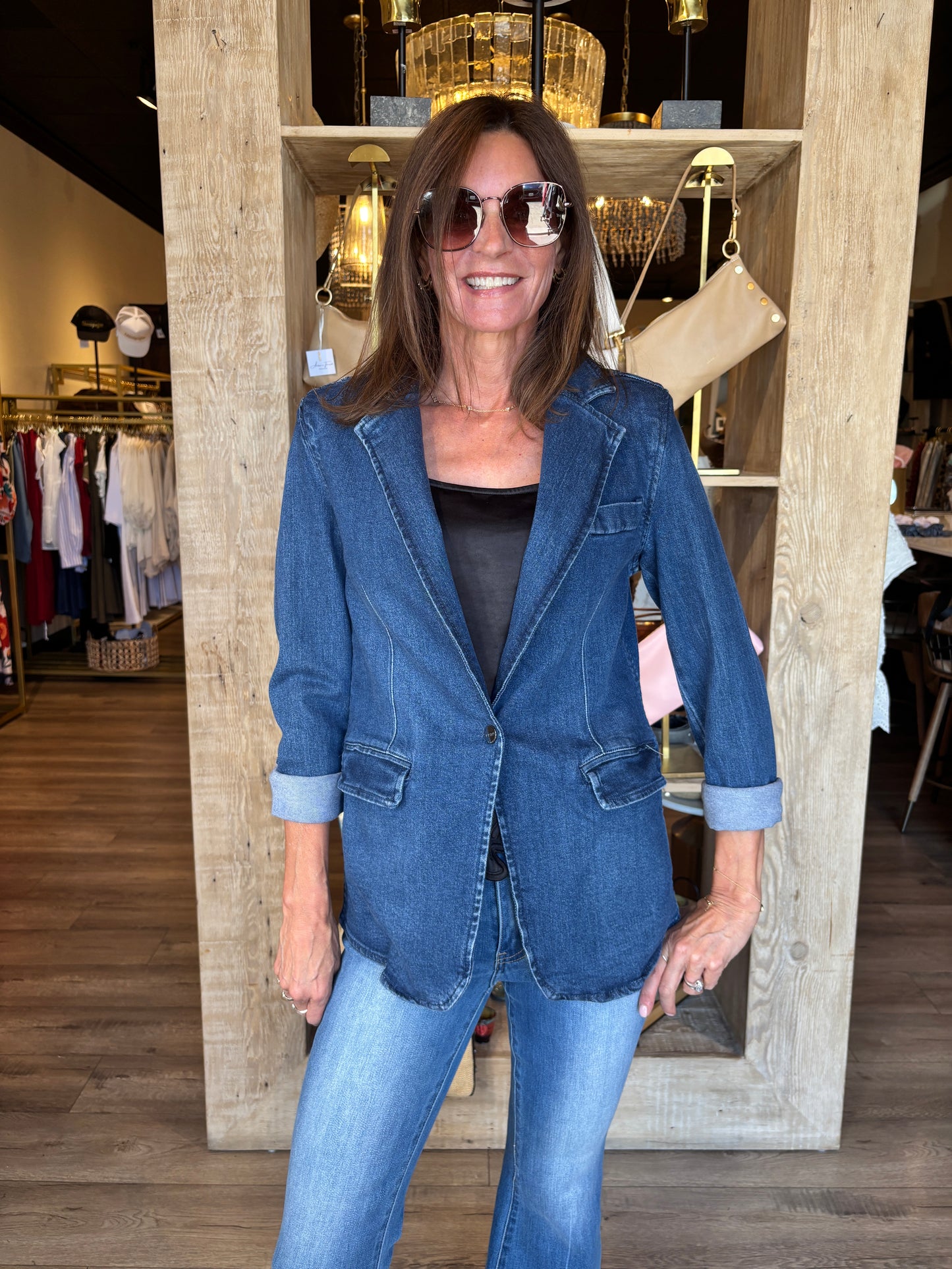 Dark Denim Blazer