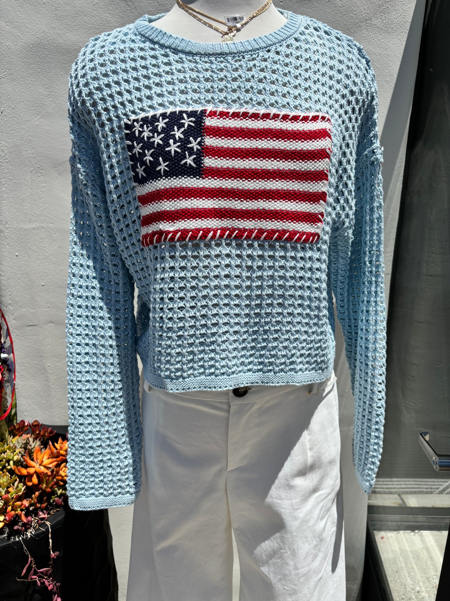 American Flag Sweater-Dream