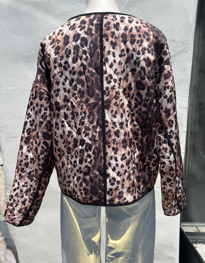 Leopard Padded Jacket