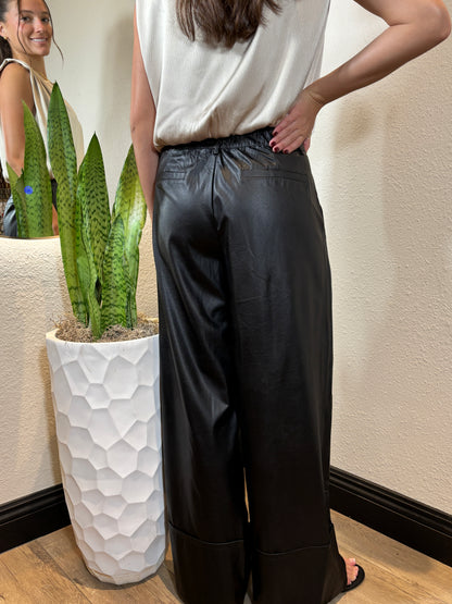 Faux Leather Pants