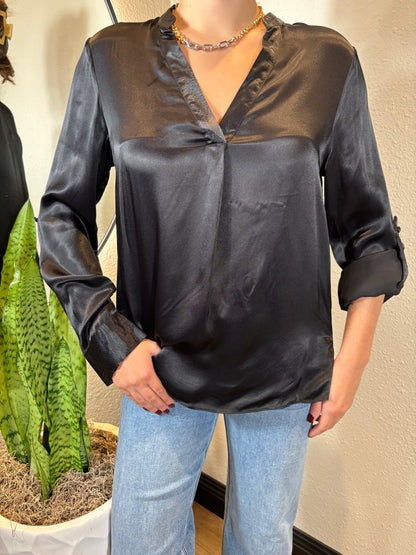 Collar Band Viscose Blouse