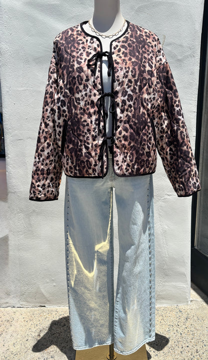 Leopard Padded Jacket