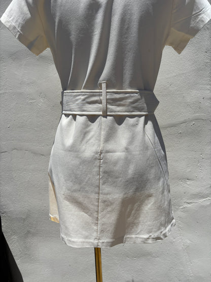 Belted Western Mini Dress