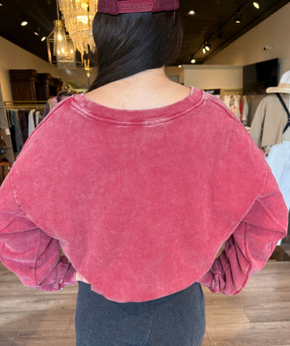 V-Neck Sweat Shirt