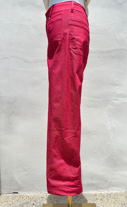 Ankle Crop Raspberry Pant-Gi