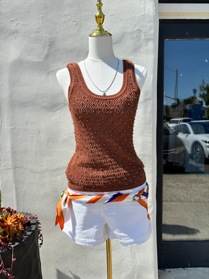 Dune Studded Tank-Ancient Clay-Sanc