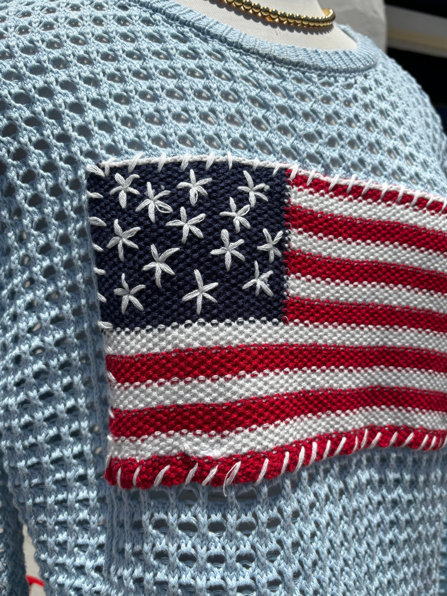 American Flag Sweater-Dream