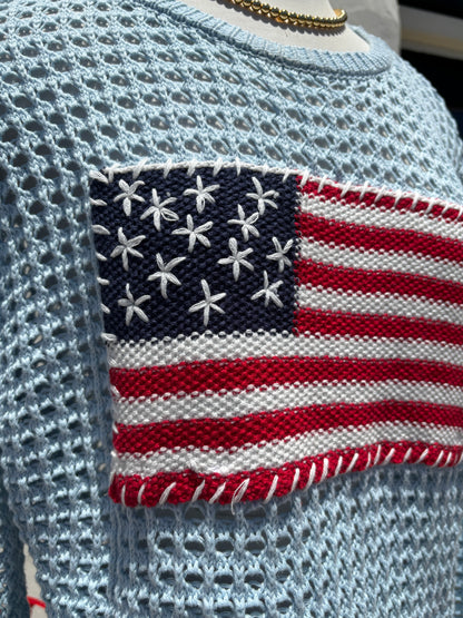 American Flag Sweater-Dream